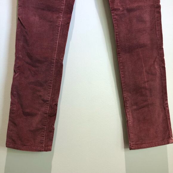 Banana Republic Pants Women’s 27 Corduroy Skinny Ankle Brown Rust Rosey Stretch - Picture 4 of 8